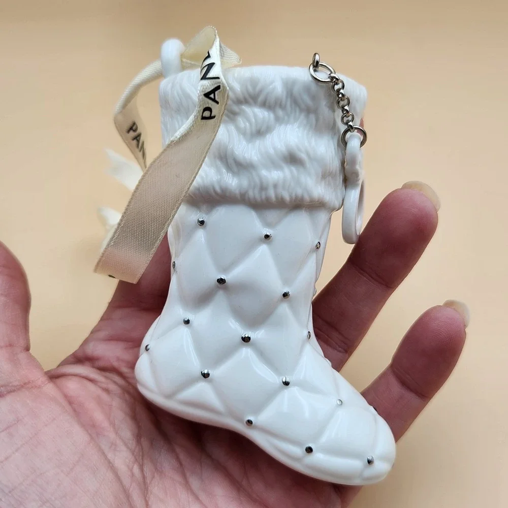 Pandora 2012 Christmas Stocking Porcelain Ornament Limited Edition With Box